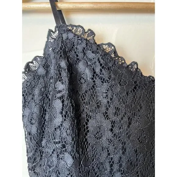 Windsor Black Lace Bodice Dress Sz XS Whimsigoth Fairy Goth Indie Punk Y2K - Picture 2 of 8